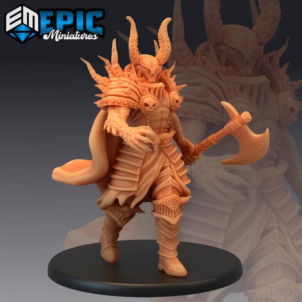 Devil Warlord 3D-printed model