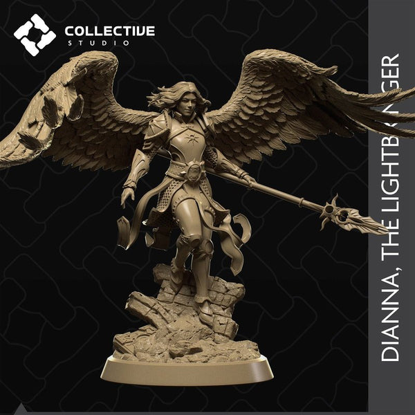 Dianna, the Lightbringer 3D-printed model