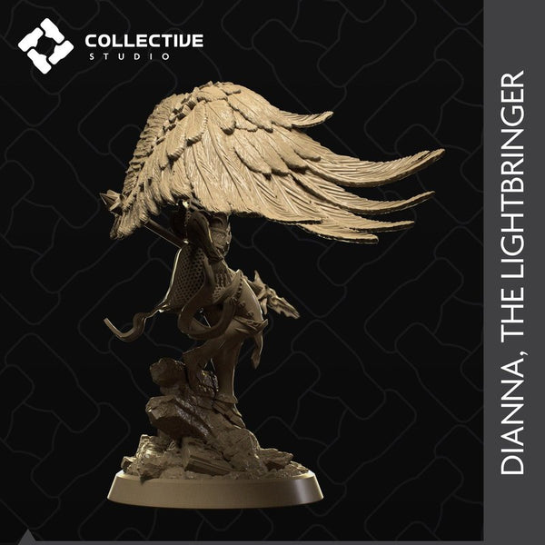 Dianna, the Lightbringer 3D-printed model