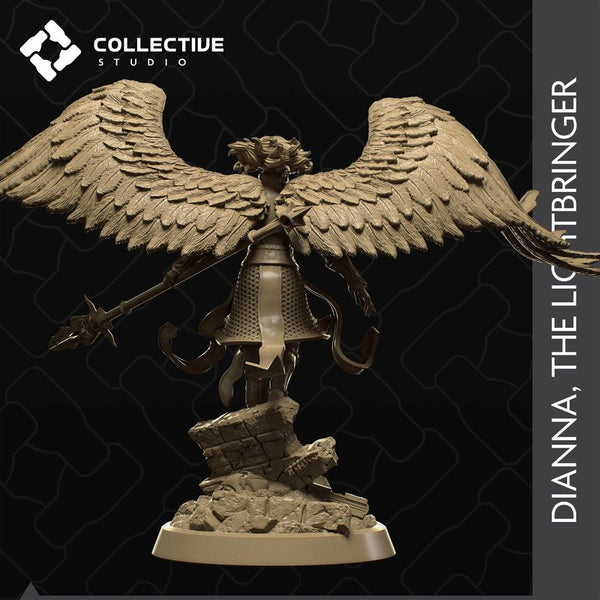 Dianna, the Lightbringer 3D-printed model