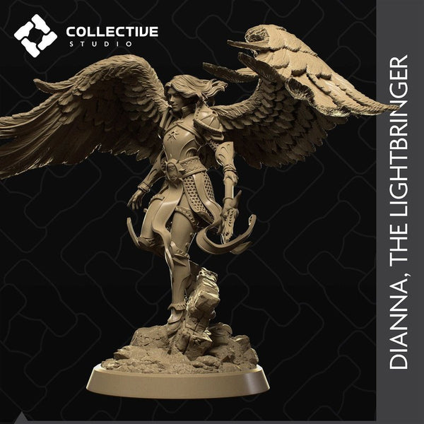 Dianna, the Lightbringer 3D-printed model