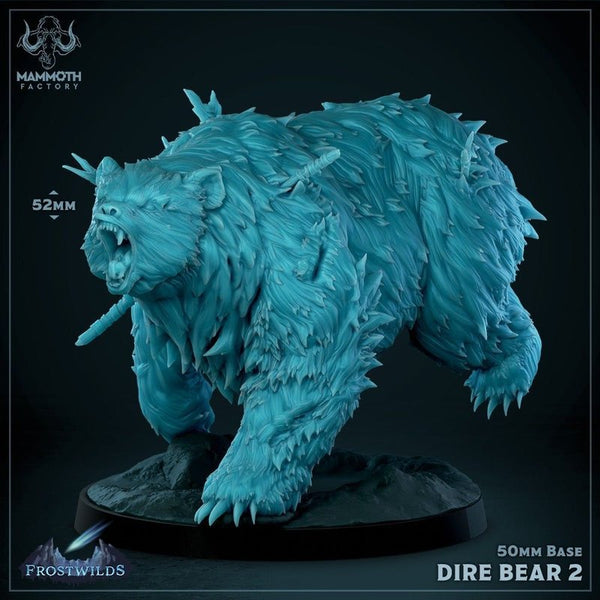 Dire Bear 3D-printed model