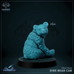 Dire Bear Cub - The Printable Dragon