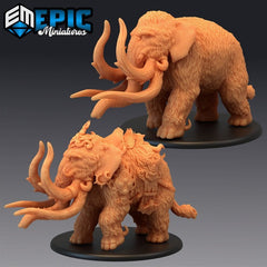 Dire Mammoth 3D-printed model