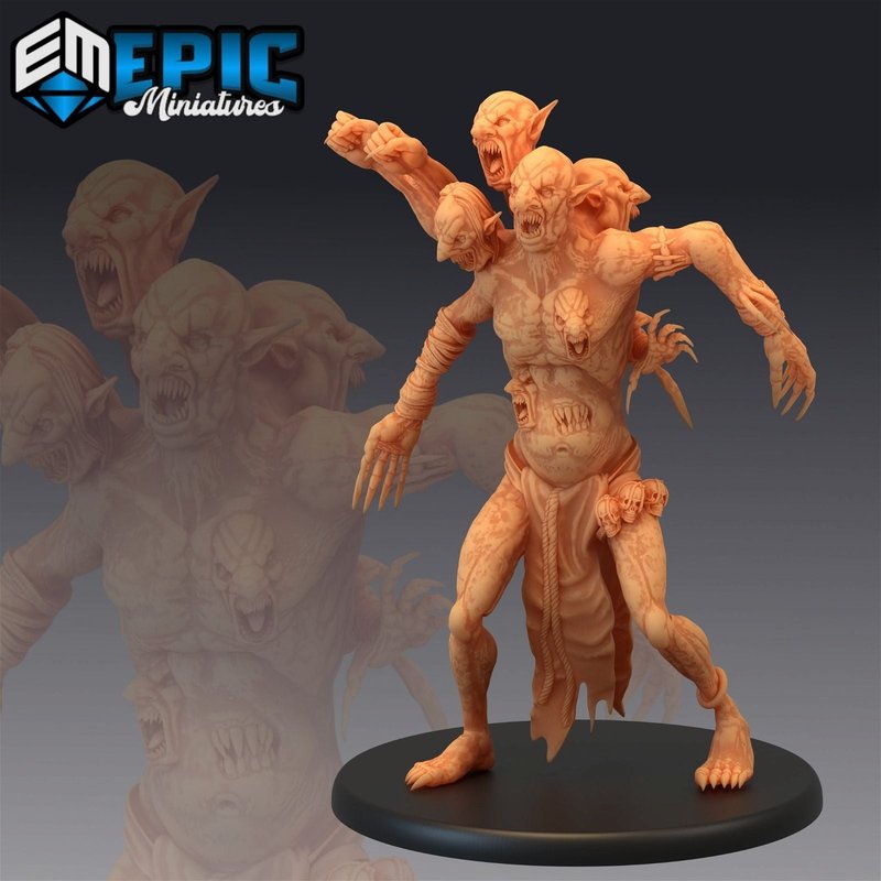 Dire Troll 3D-printed model