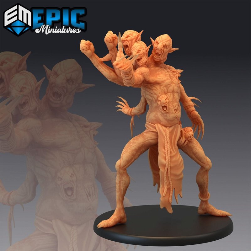 Dire Troll 3D-printed model
