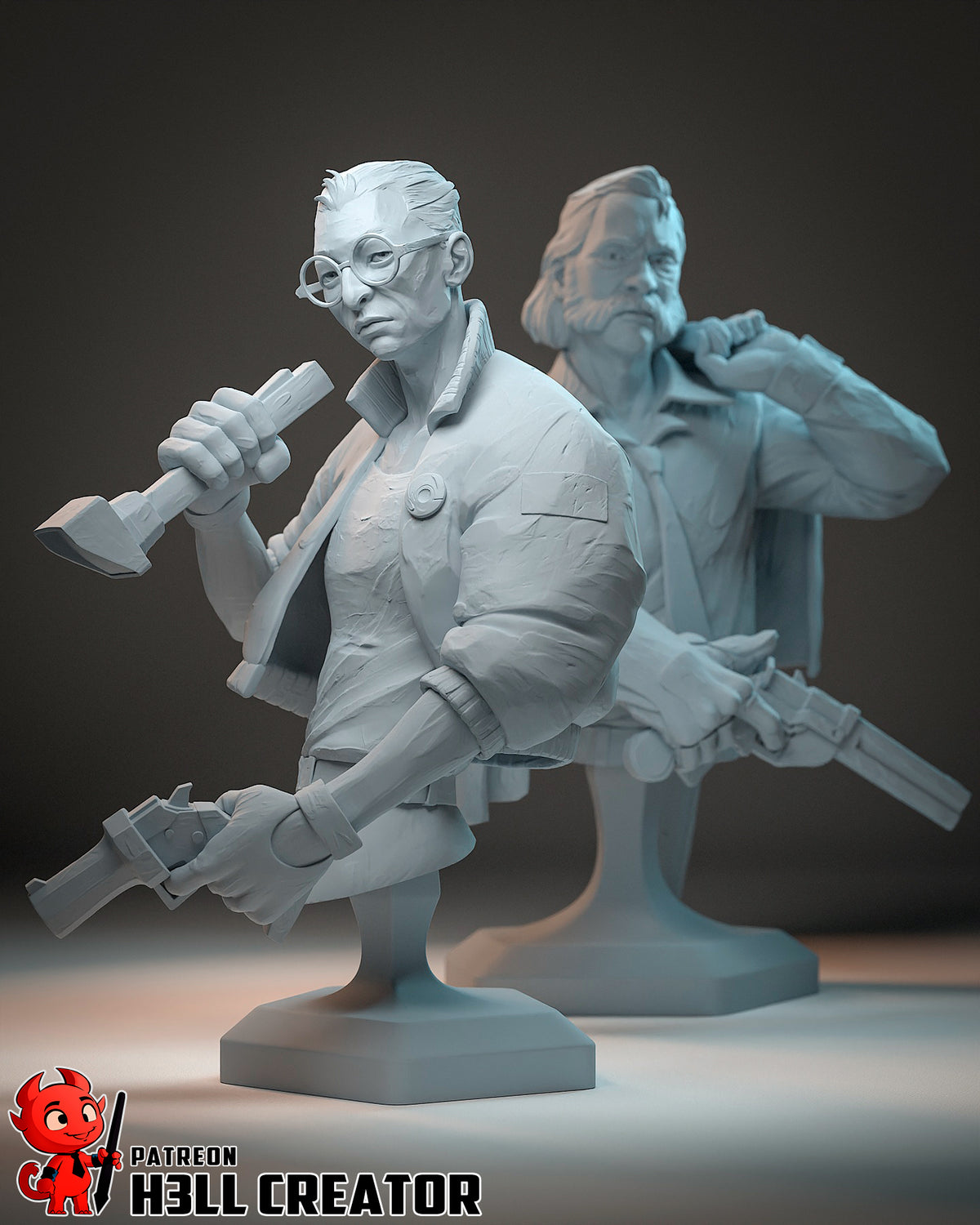 Disco Elysium Busts