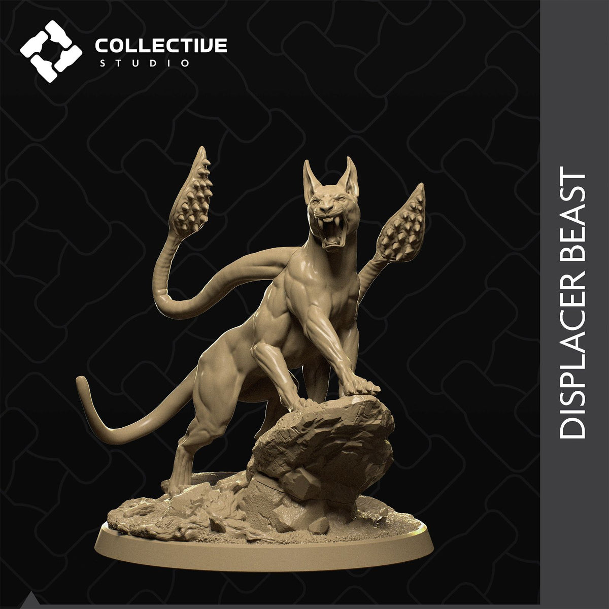 Displacer Beast - The Printable Dragon