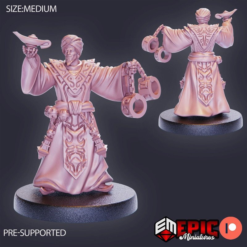 Djinni Hunter 3D-printed model