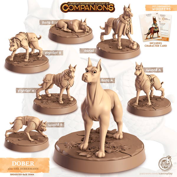 Dober The Dobermann 3D-printed model