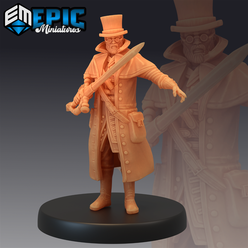 Doctor Arthur Gibbs 3D-printed model