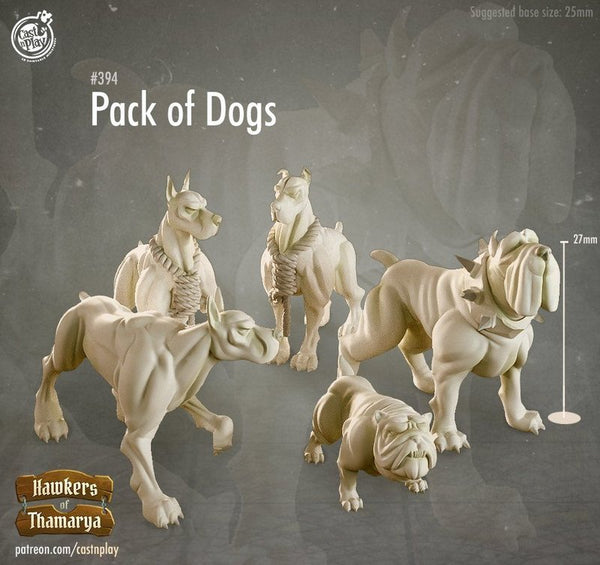 Dogs 3D-printed model
