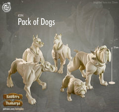 Dogs 3D-printed model