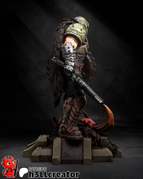 Doom Guy 3D-printed model