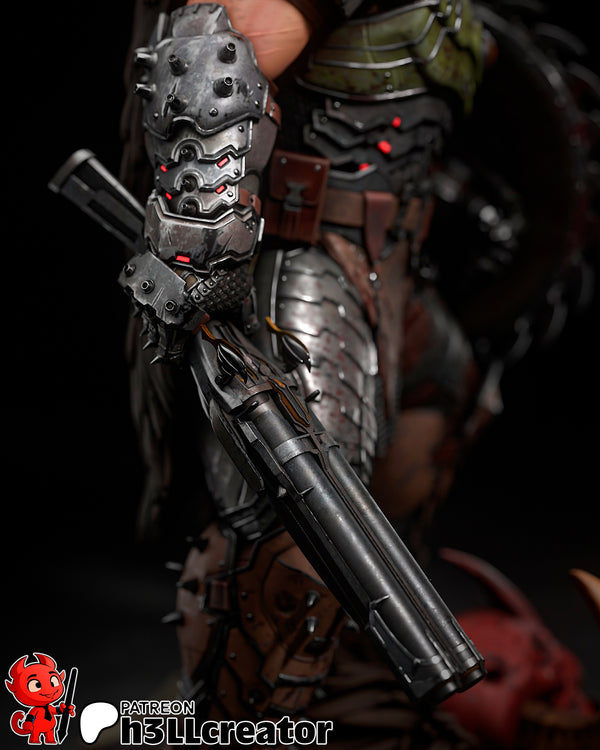 Doom Guy 3D-printed model