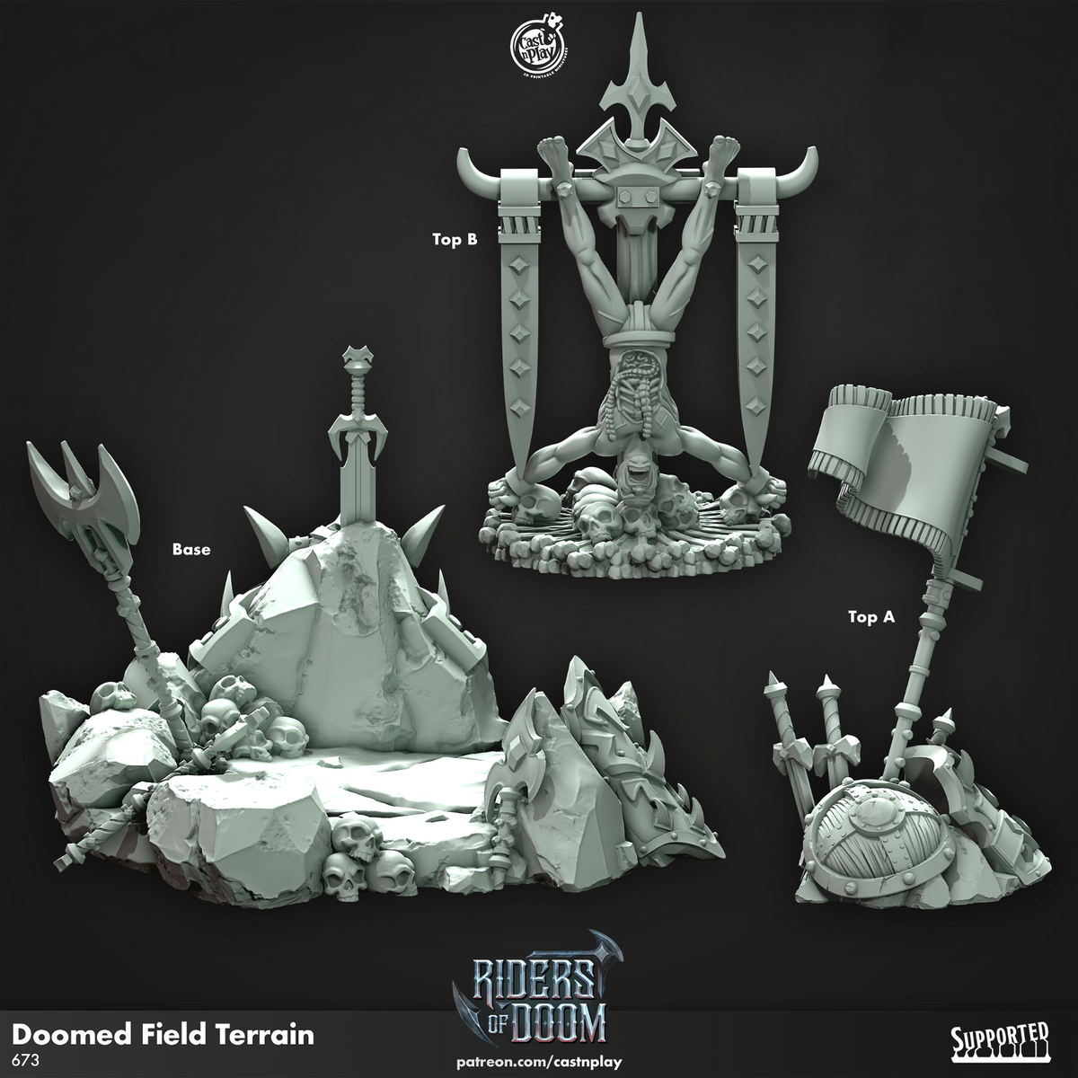 Doom Field Terrain - The Printable Dragon