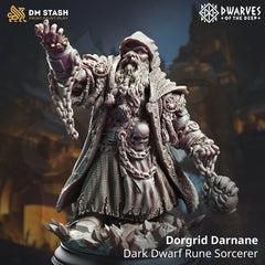 Dorgrid Darnane - Dark Dwarf Rune Sorcerer