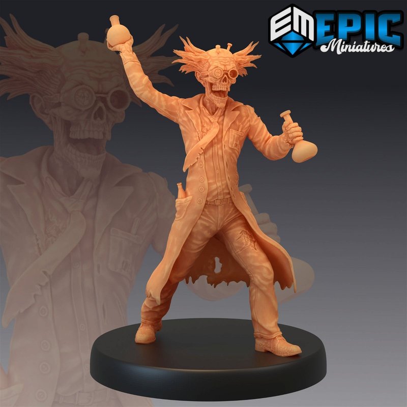 Dr. Zombiestein 3D-printed model