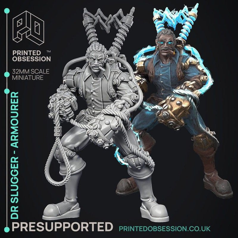 Dr Buster 3D-printed model
