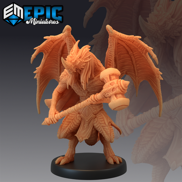 Draconic Demon Blue 3D-printed model