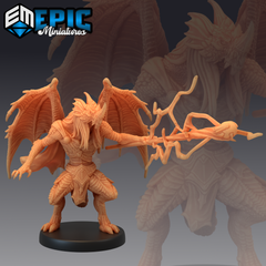 Draconic Demon Blue - The Printable Dragon