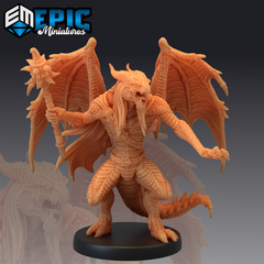 Draconic Demon Red 3D-printed model
