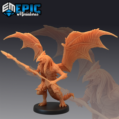 Draconic Demon White 3D-printed model