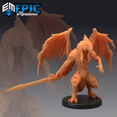 Draconic Demon White - The Printable Dragon