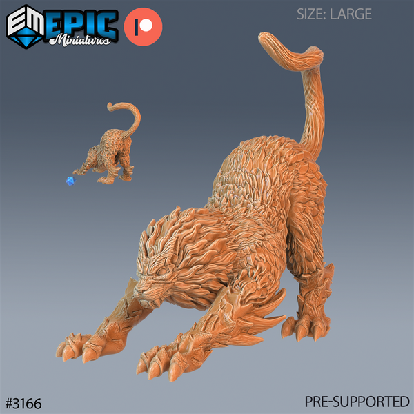 Draconic Tiger 3D-printed model