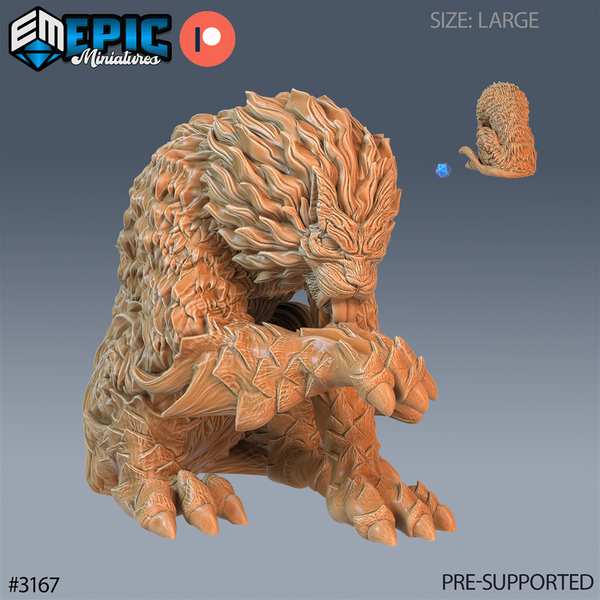 Draconic Tiger 3D-printed model