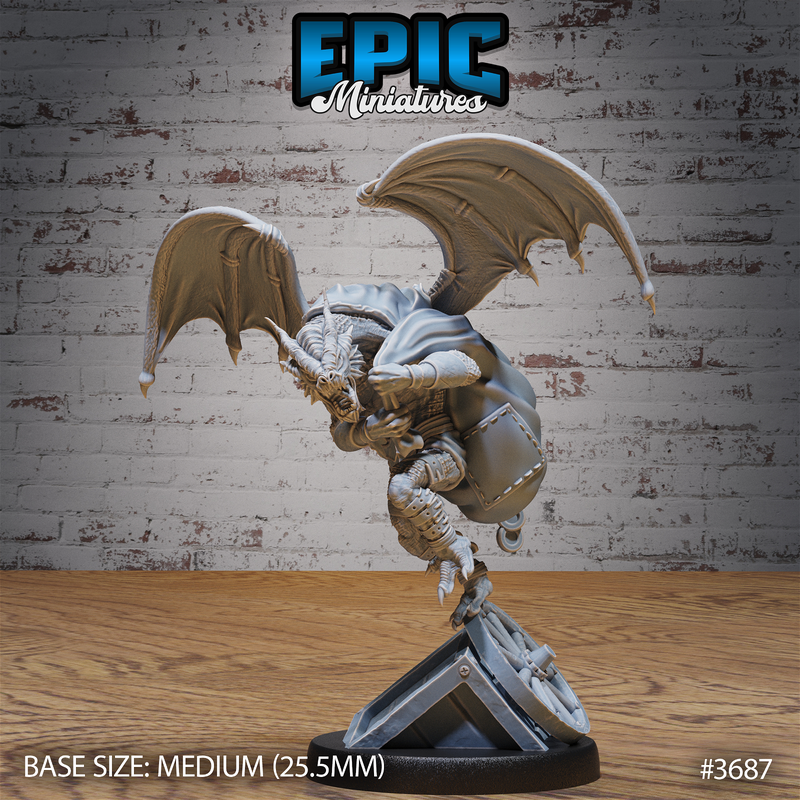 Draconid Bandit 3D-printed model