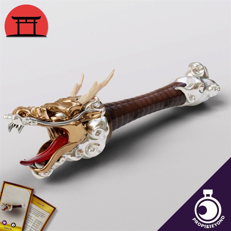 Dragon Breath Hilt 3D-printed model