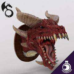 Dragon Head Trophy - The Printable Dragon