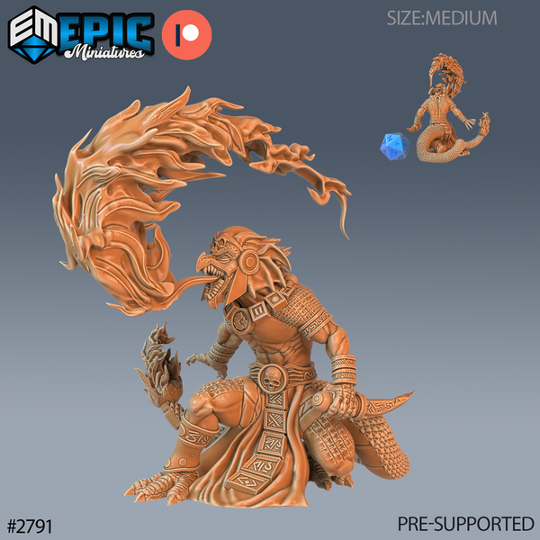 Dragon Kobold 3D-printed model