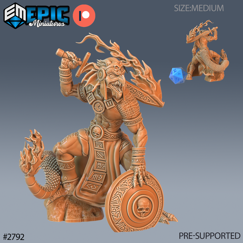 Dragon Kobold 3D-printed model