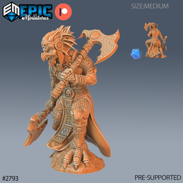 Dragon Kobold 3D-printed model