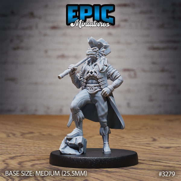 Dragonborn Pirate 3D-printed model