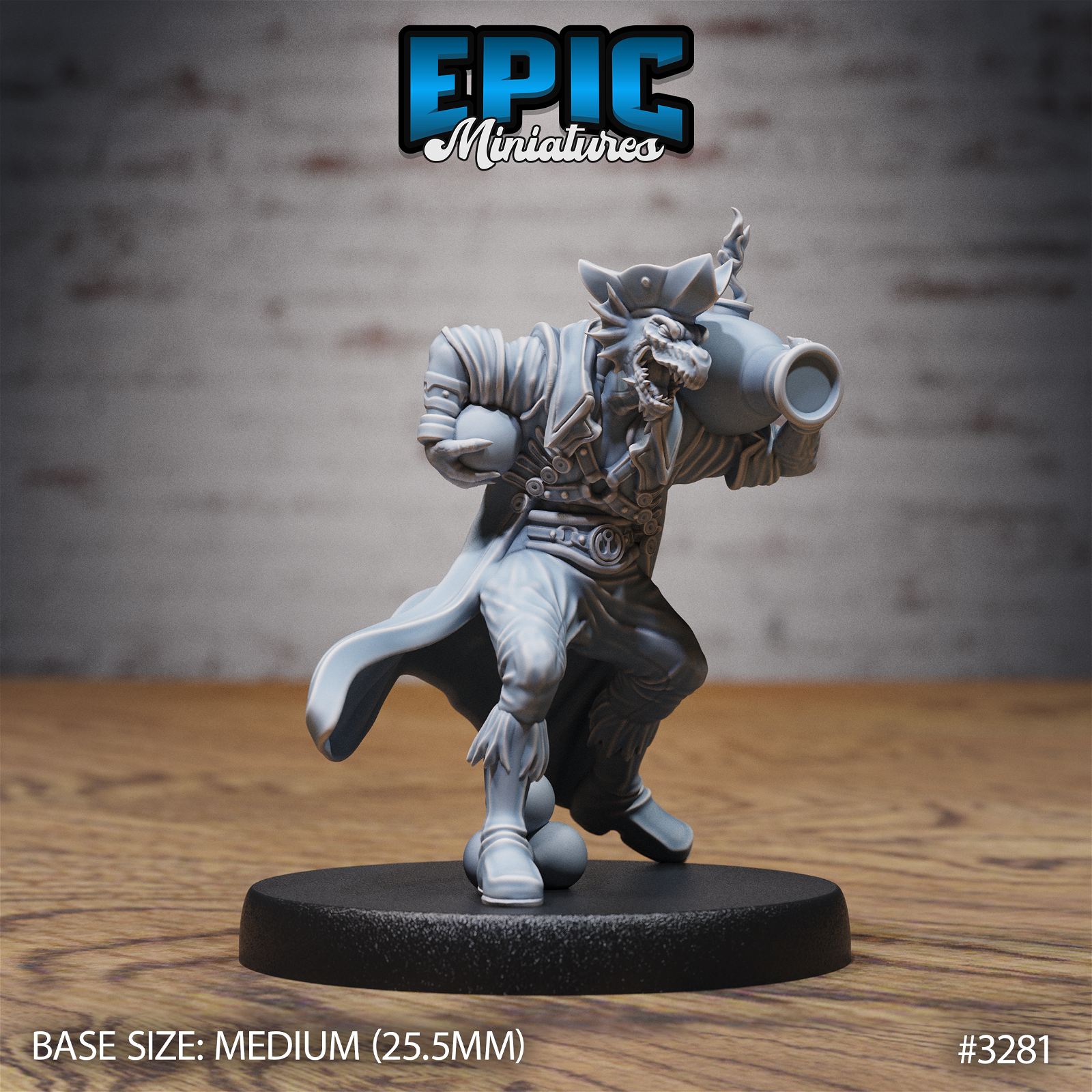 Dragonborn Pirate - The Printable Dragon