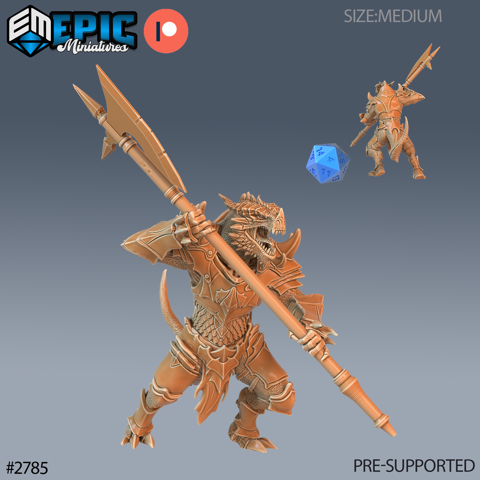 Dragonborn Warrior - The Printable Dragon