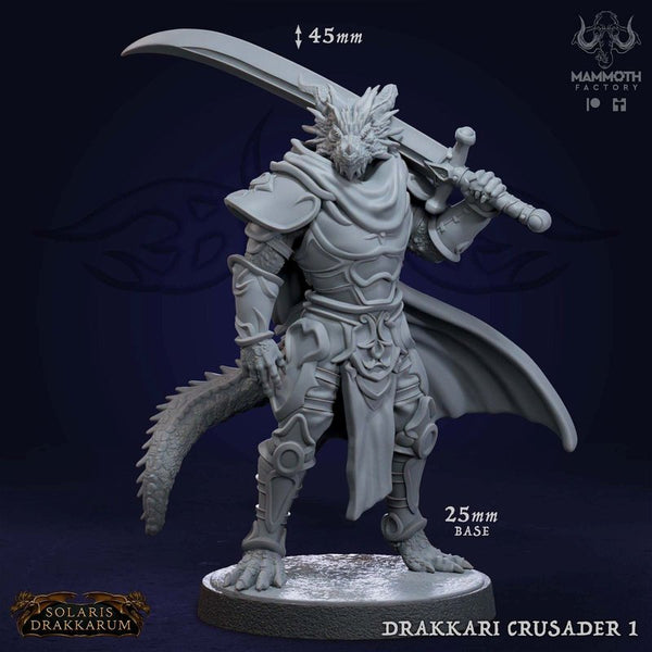 Drakkari Crusader 3D-printed model