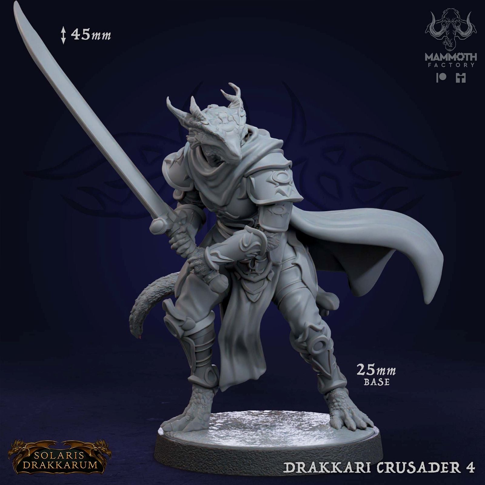 Drakkari Crusader - The Printable Dragon