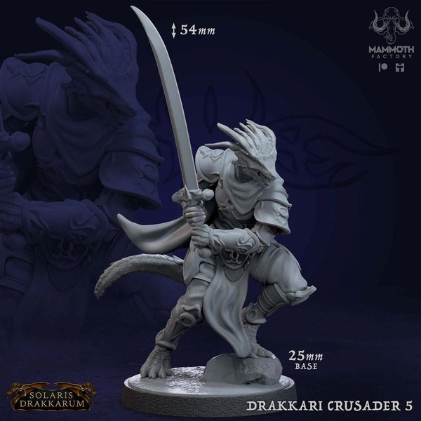 Drakkari Crusader 3D-printed model