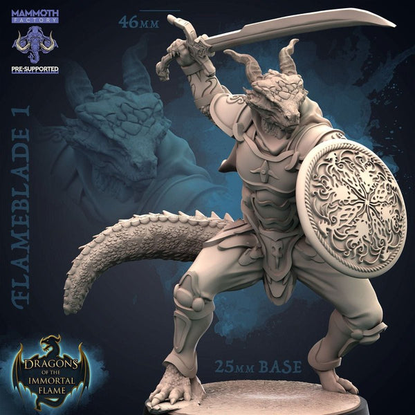 Drakkari Flameblade 3D-printed model