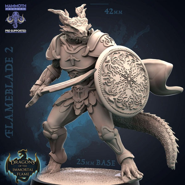 Drakkari Flameblade 3D-printed model