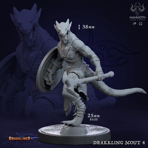 Drakkling Scouts 3D-printed model