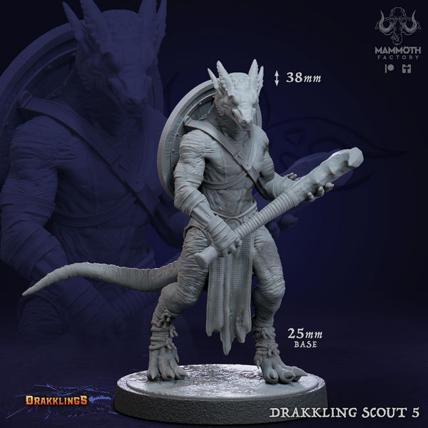 Drakkling Scouts 3D-printed model