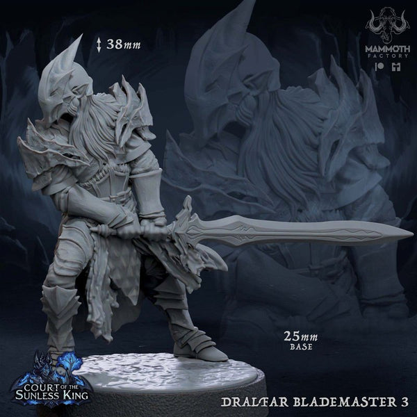 Dralfar Blademaster 3D-printed model