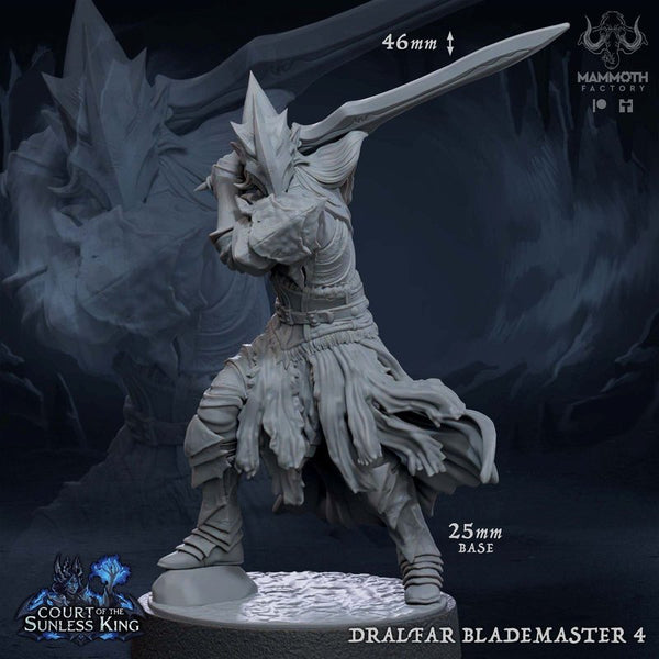 Dralfar Blademaster 3D-printed model