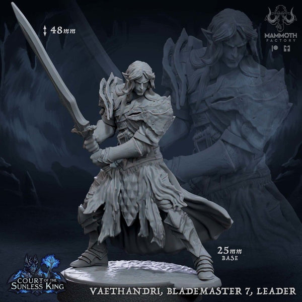Dralfar Blademaster 3D-printed model