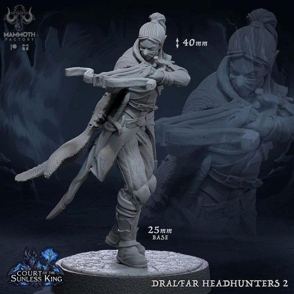 Dralfar Headhunter 3D-printed model